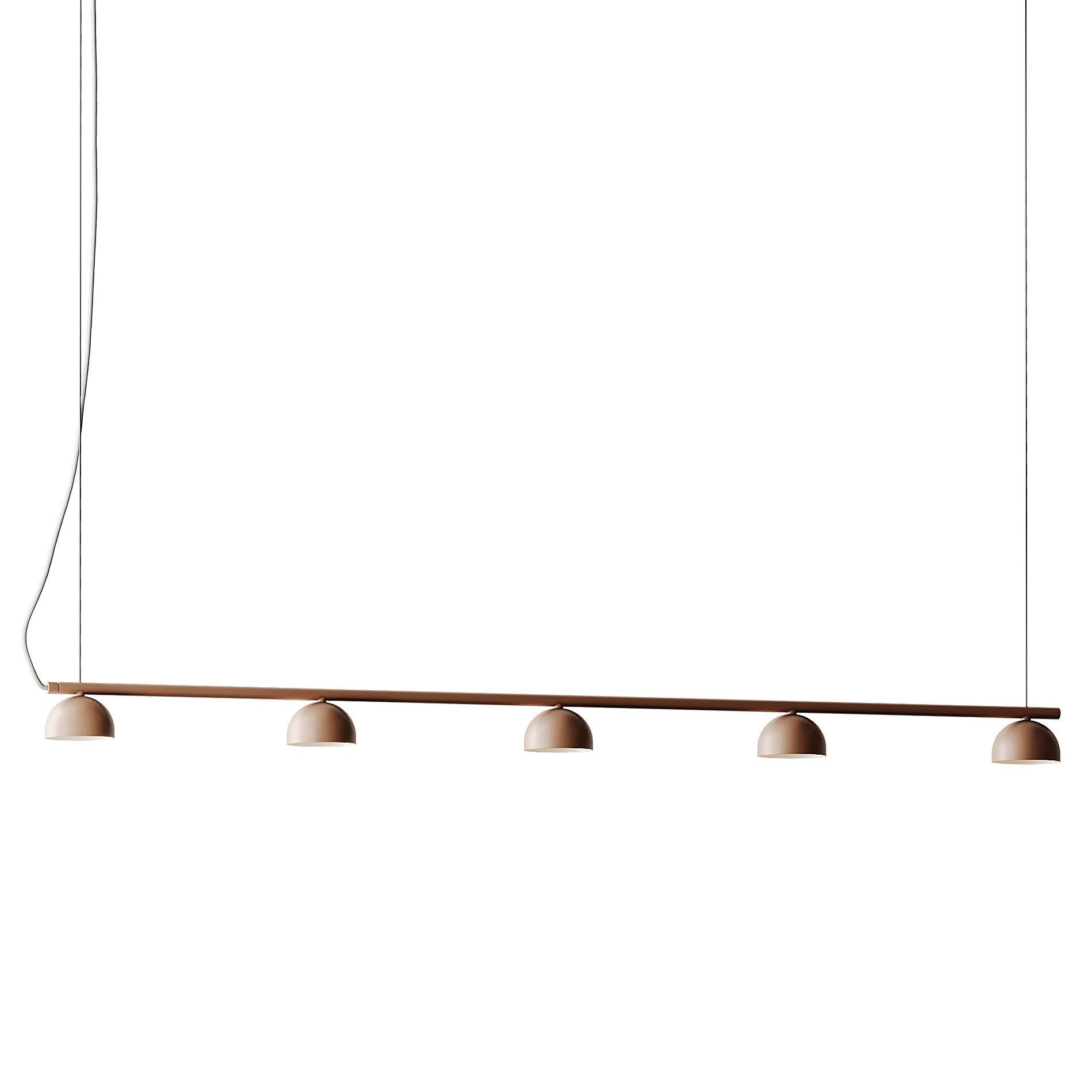 Blush Rail 5 Ceiling Lamp from Northern 3D model_2