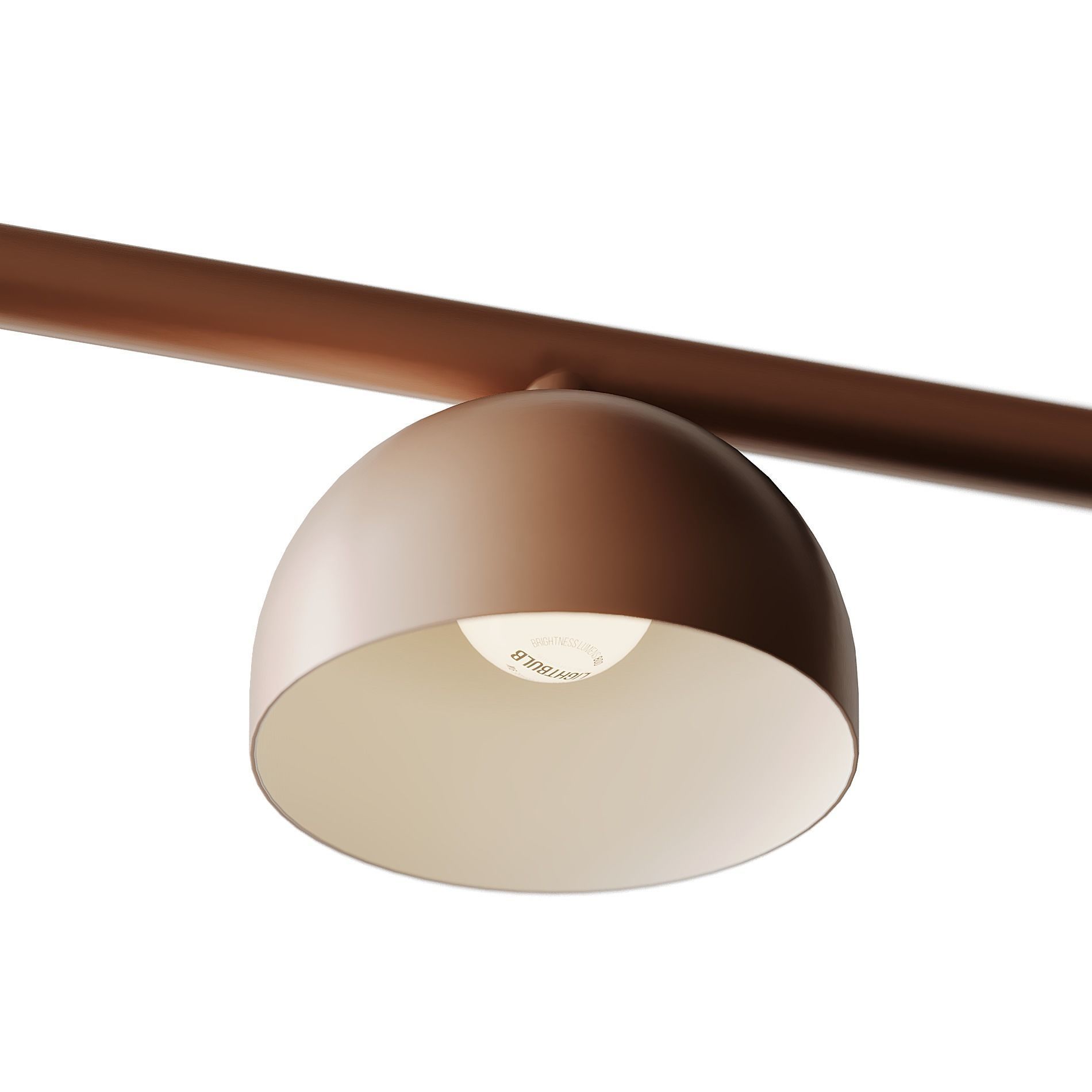 Blush Rail 5 Ceiling Lamp from Northern 3D model_4