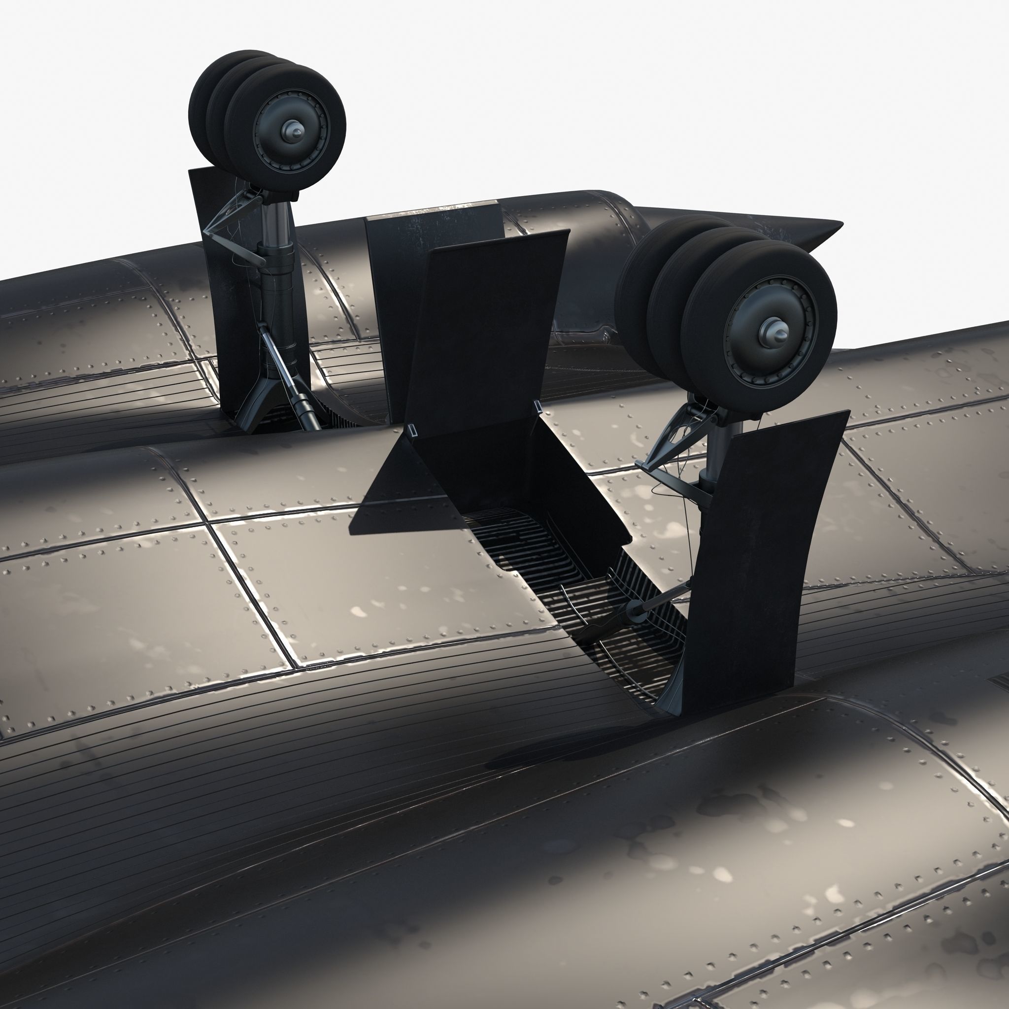 Lockheed SR-71 Blackbird Low-poly 3D model_24