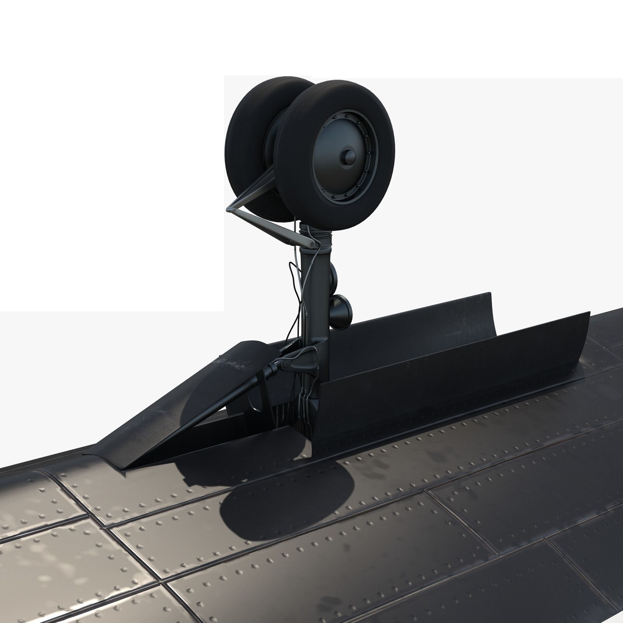 Lockheed SR-71 Blackbird Low-poly 3D model_12