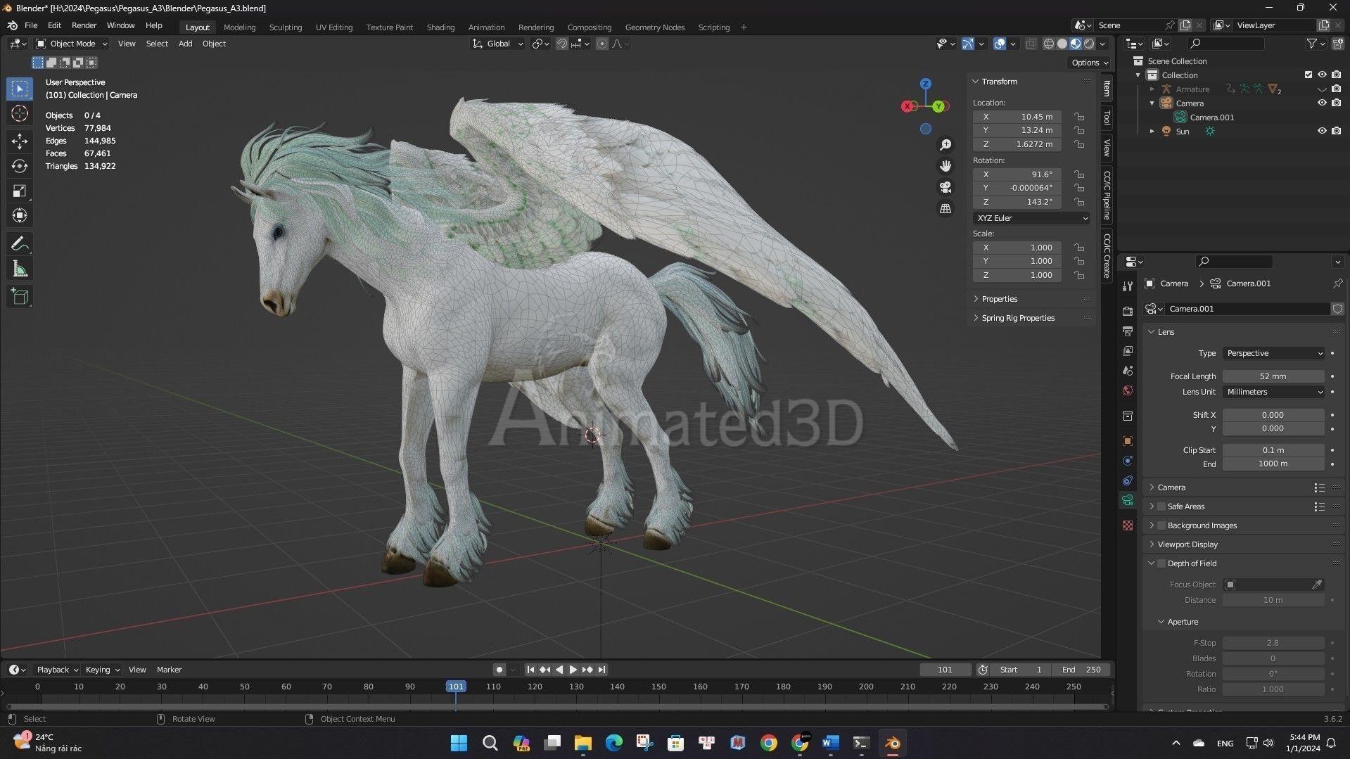 Pegasus A3 3D model_17