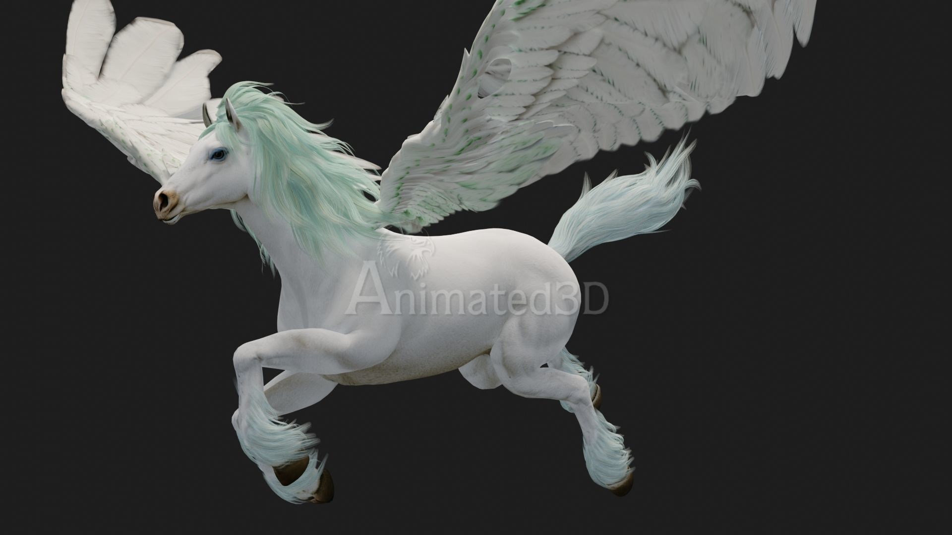 Pegasus A3 3D model_2
