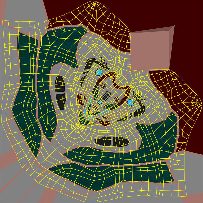 Low Poly - Cyborg Sentient Low-poly 3D model_14