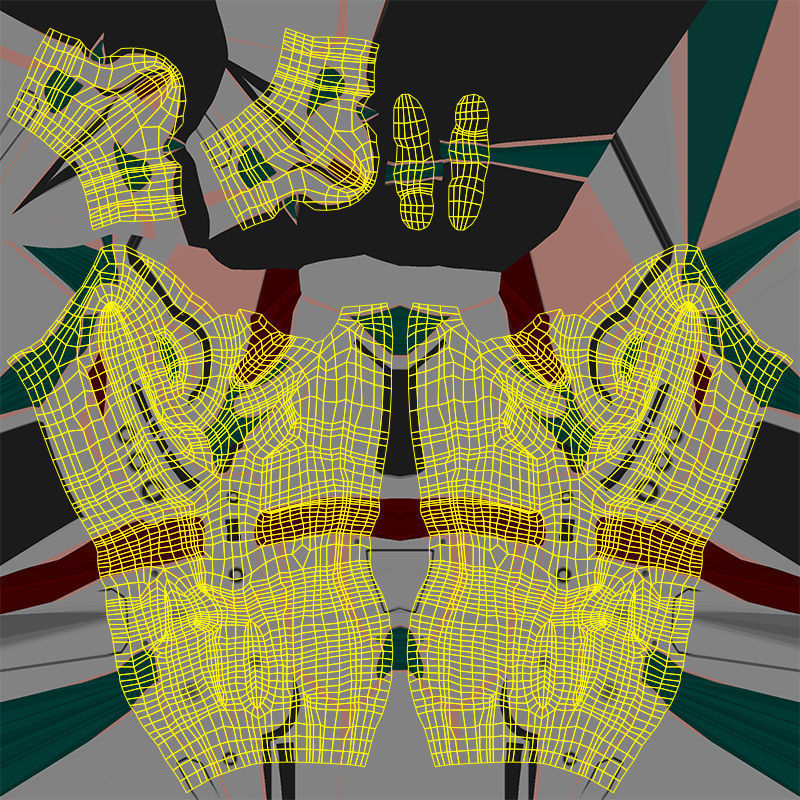 Low Poly - Cyborg Sentient Low-poly 3D model_15