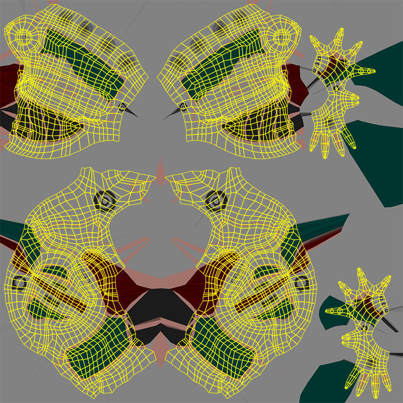 Low Poly - Cyborg Sentient Low-poly 3D model_12