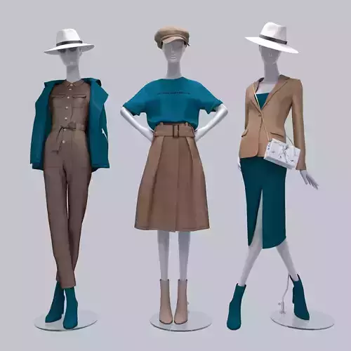  womens clothing on mannequins