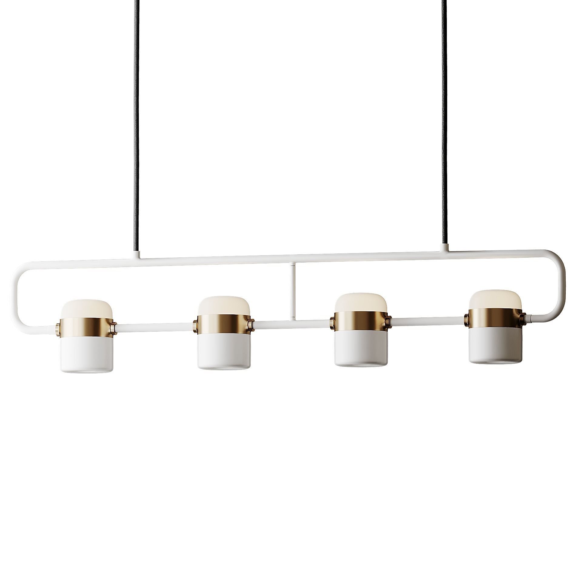 Adjustable Glass Pendant Light from Vakkerlight 3D model_1