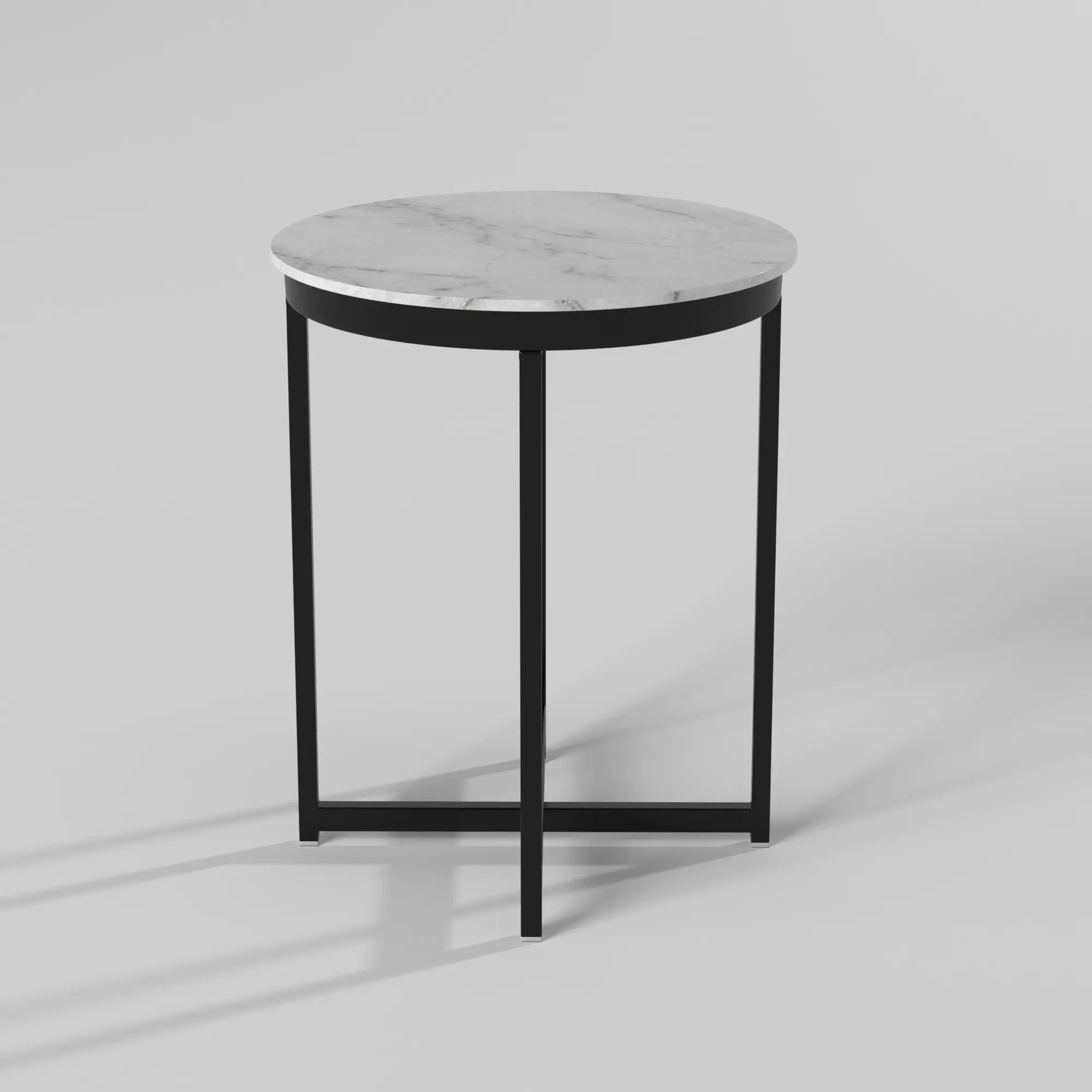 Coffee table Low-poly 3D model_0