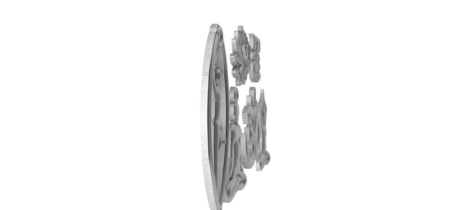 Yoga Collection Pendants 3D print model_2