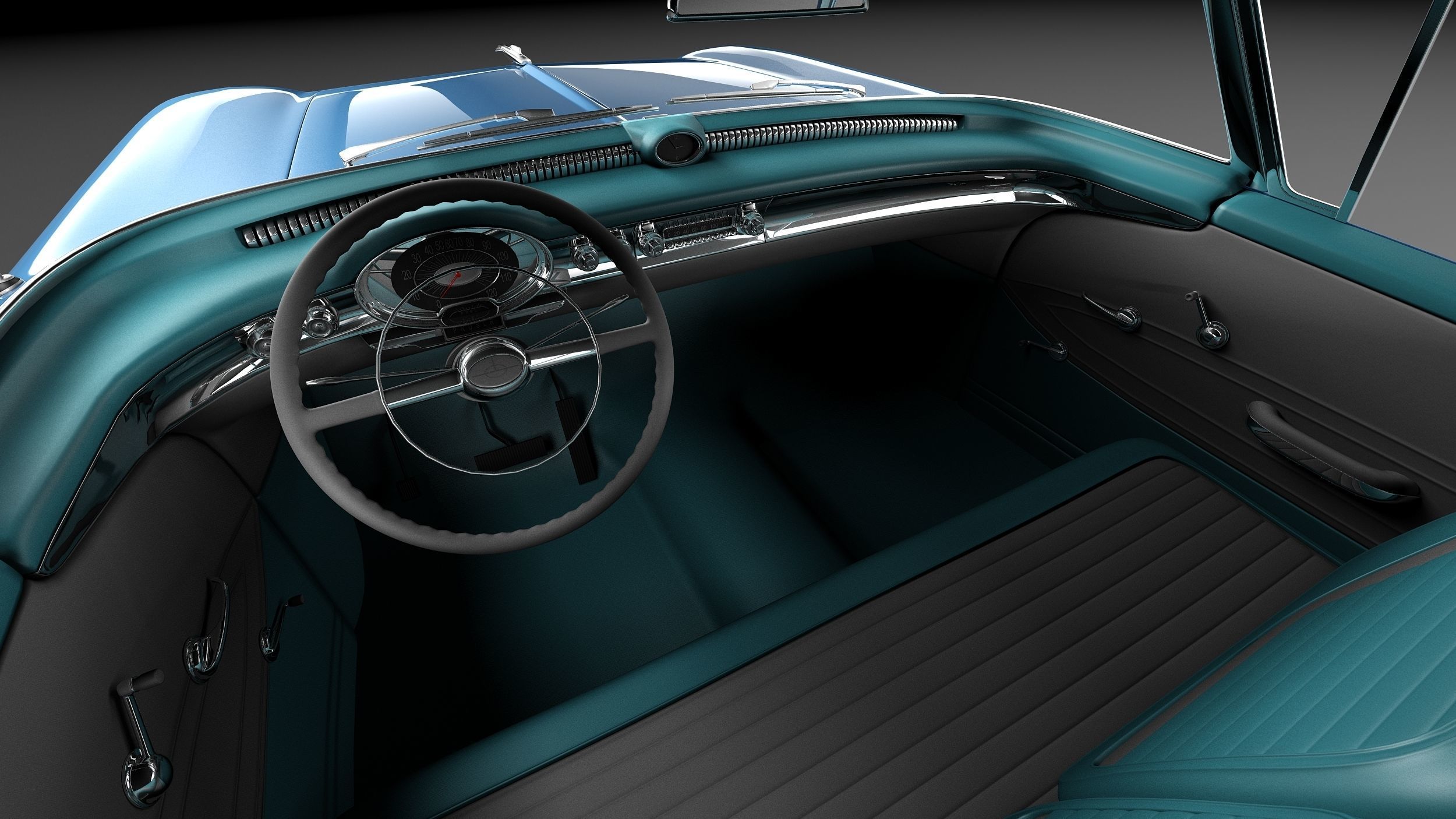 Oldsmobile 88 1958 coupe 3D model_16