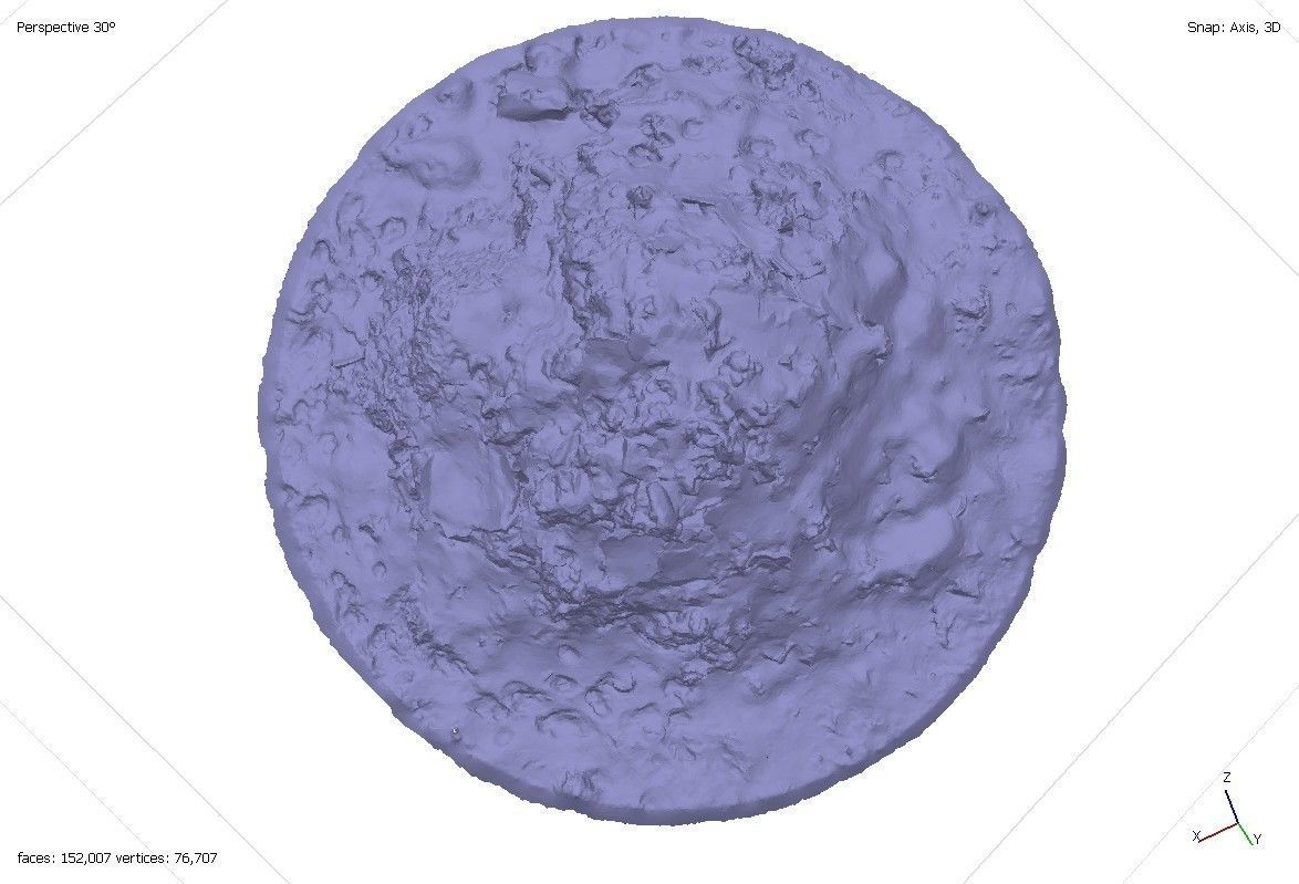 Pile of garbage under the snow 3D model_5