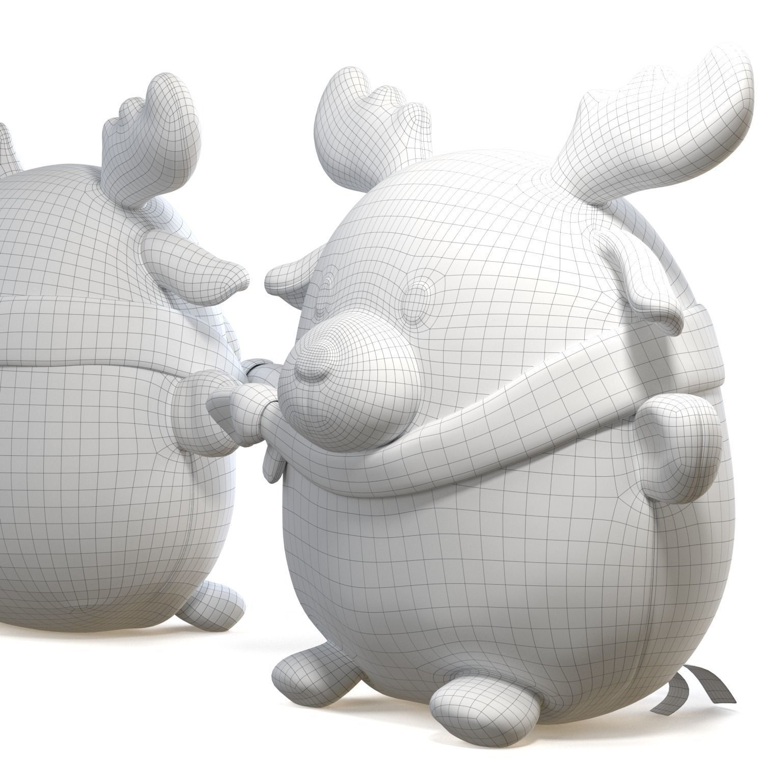 Soft toy 3D model_4