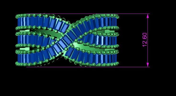 baguette band  3D print model_10