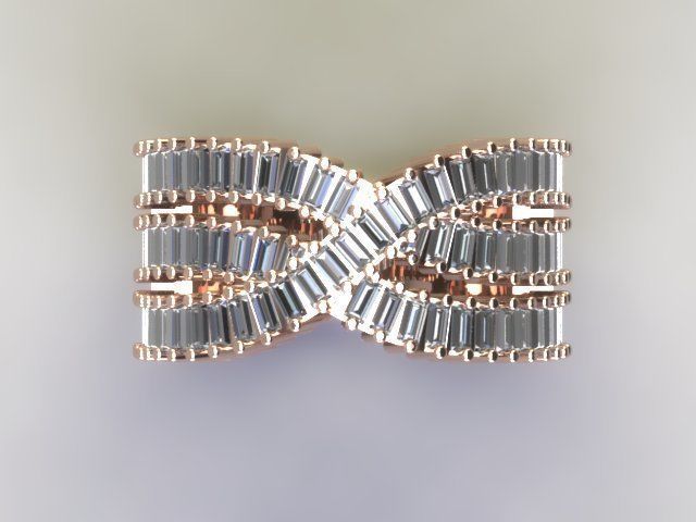 baguette band  3D print model_6