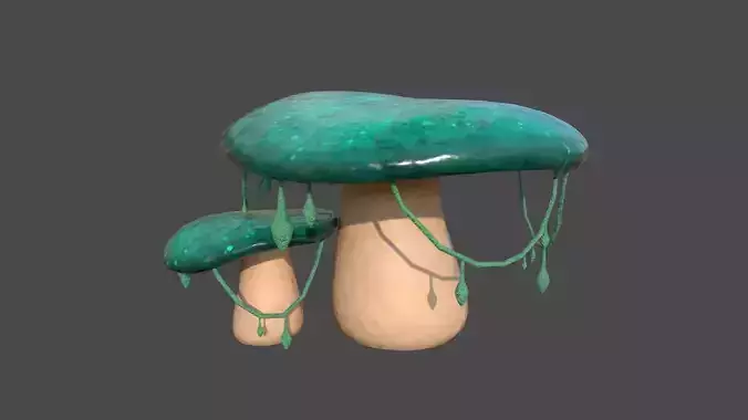 Fantasy Mushroom C11 Realistic - Scene Backdrop Design