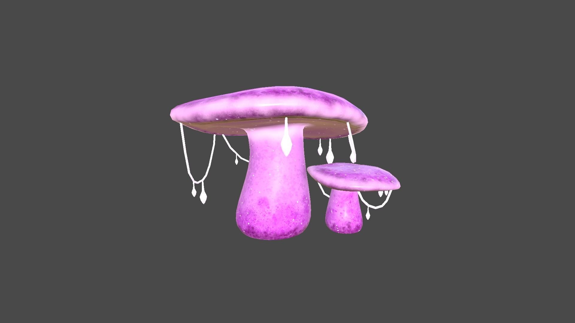10 Fantasy Mushroom C Collection - Scene Backdrop Design _39