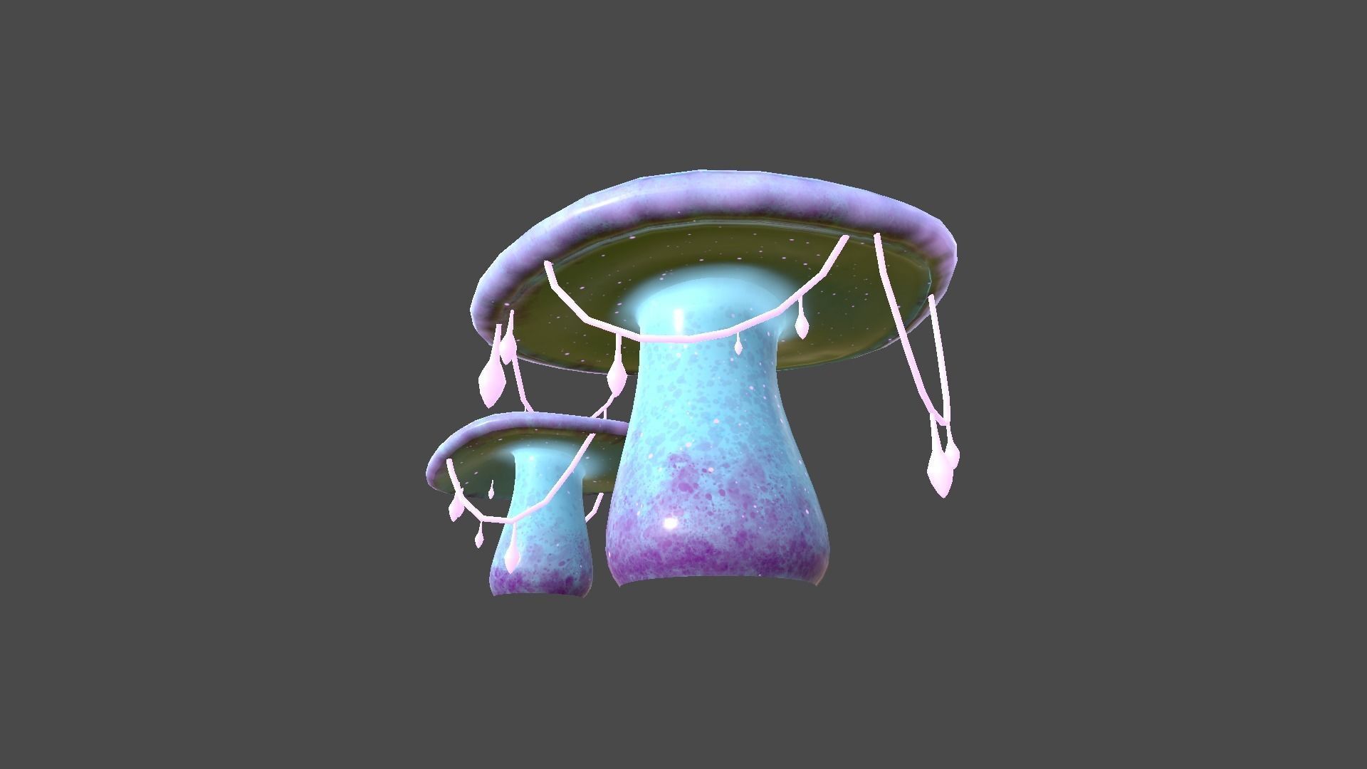 10 Fantasy Mushroom C Collection - Scene Backdrop Design _24