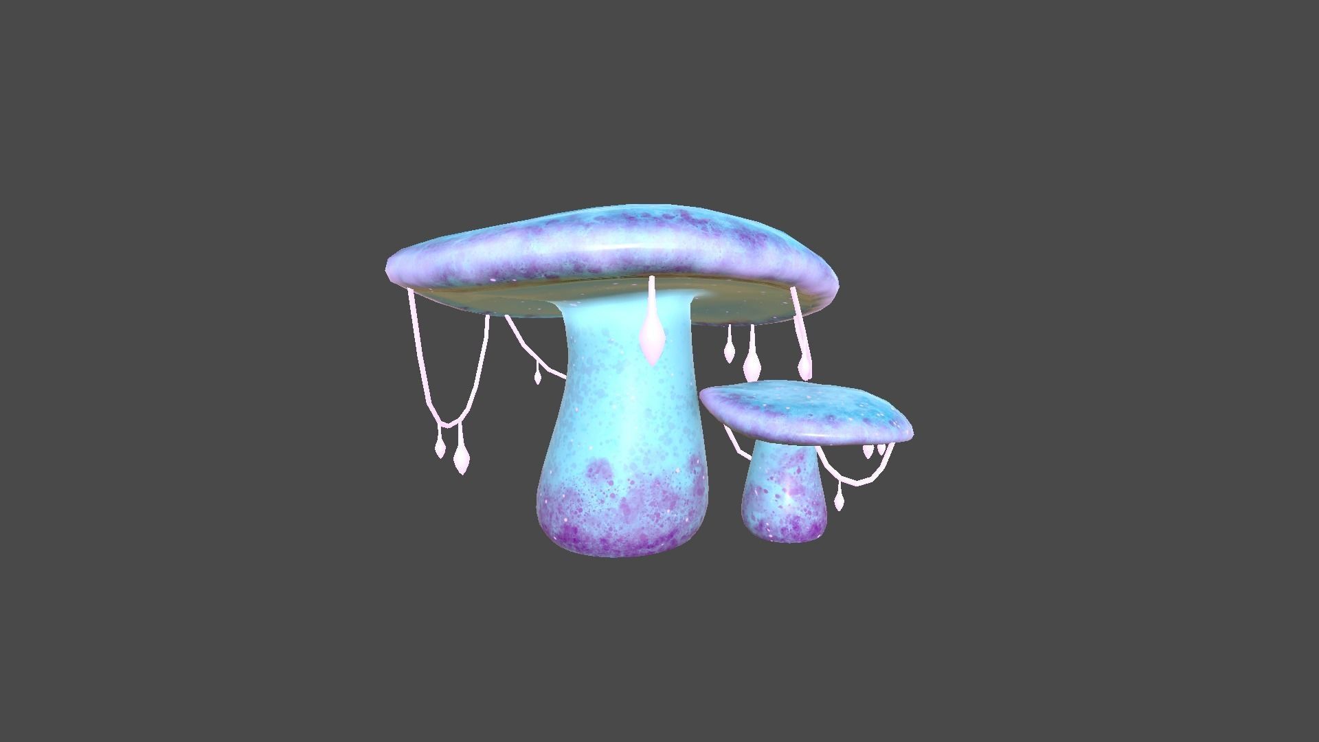 10 Fantasy Mushroom C Collection - Scene Backdrop Design _21