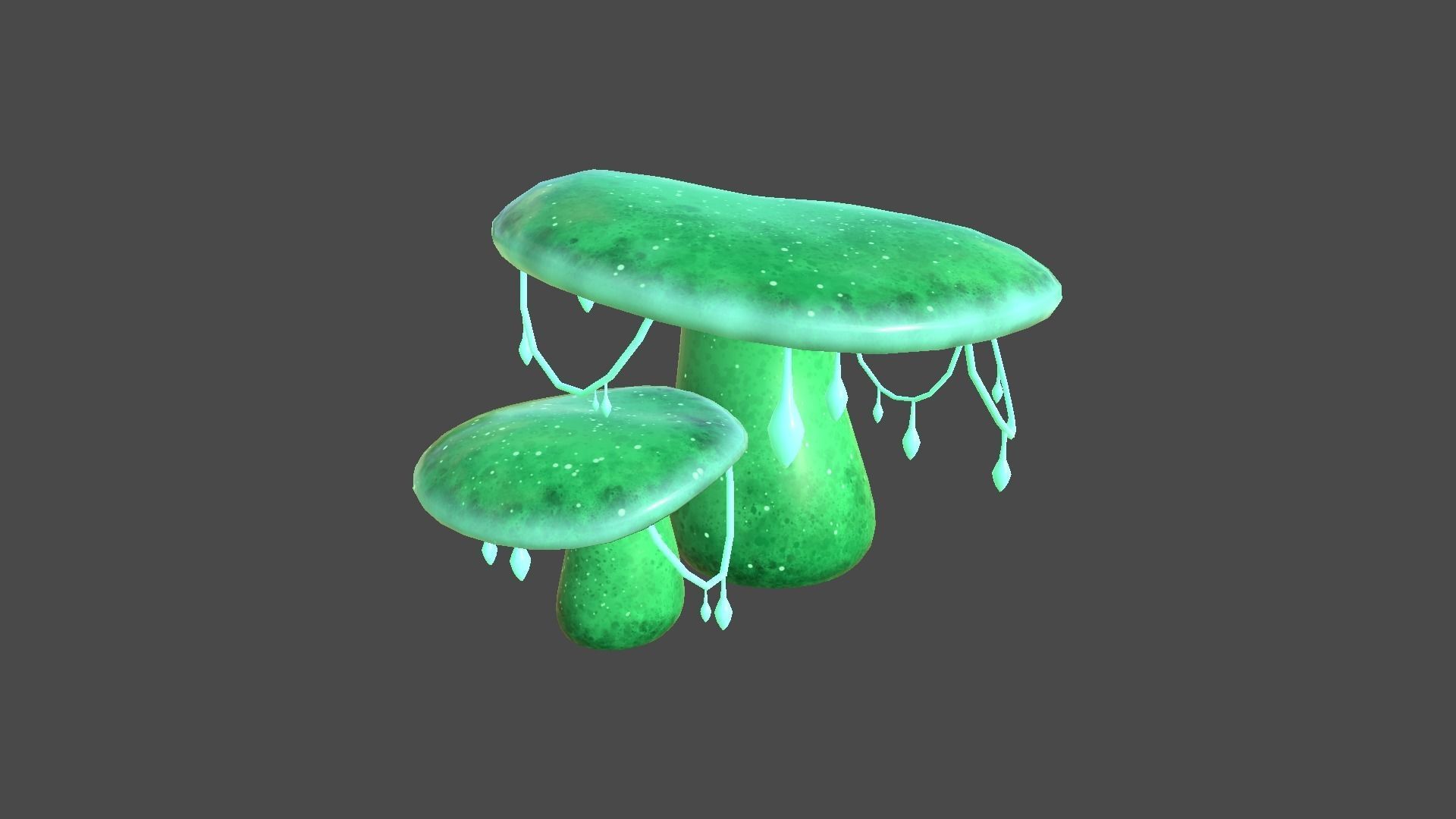 10 Fantasy Mushroom C Collection - Scene Backdrop Design _30