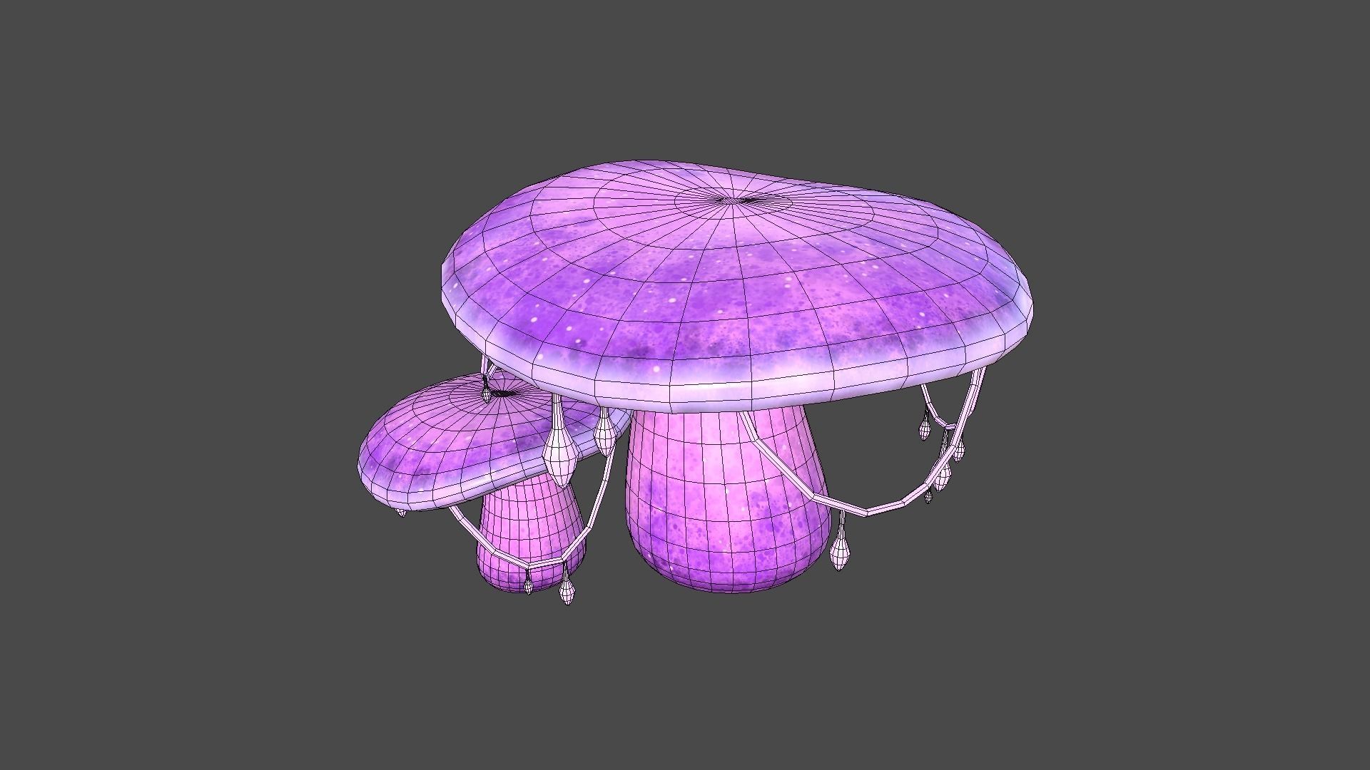 10 Fantasy Mushroom C Collection - Scene Backdrop Design _54