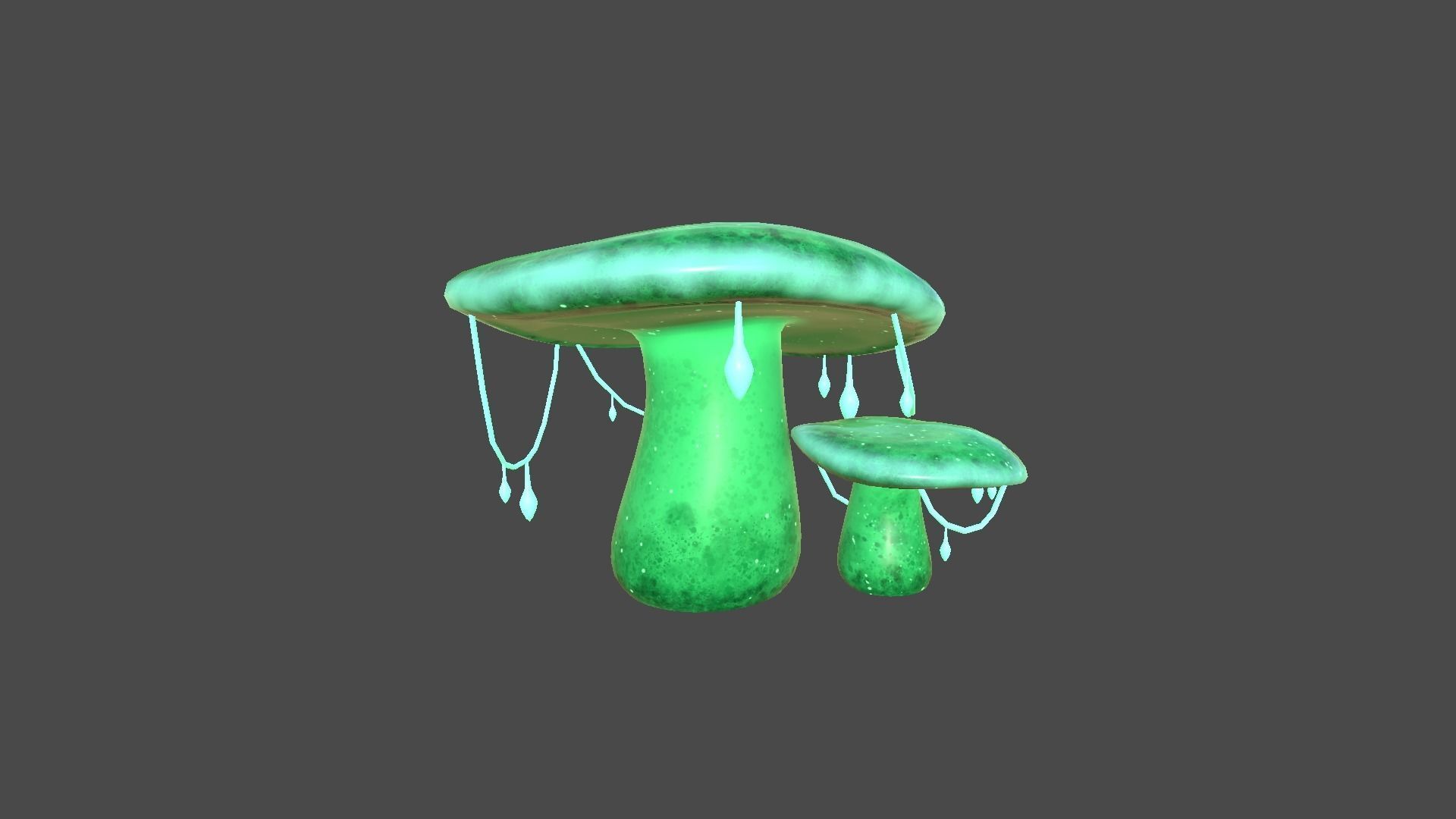 10 Fantasy Mushroom C Collection - Scene Backdrop Design _26