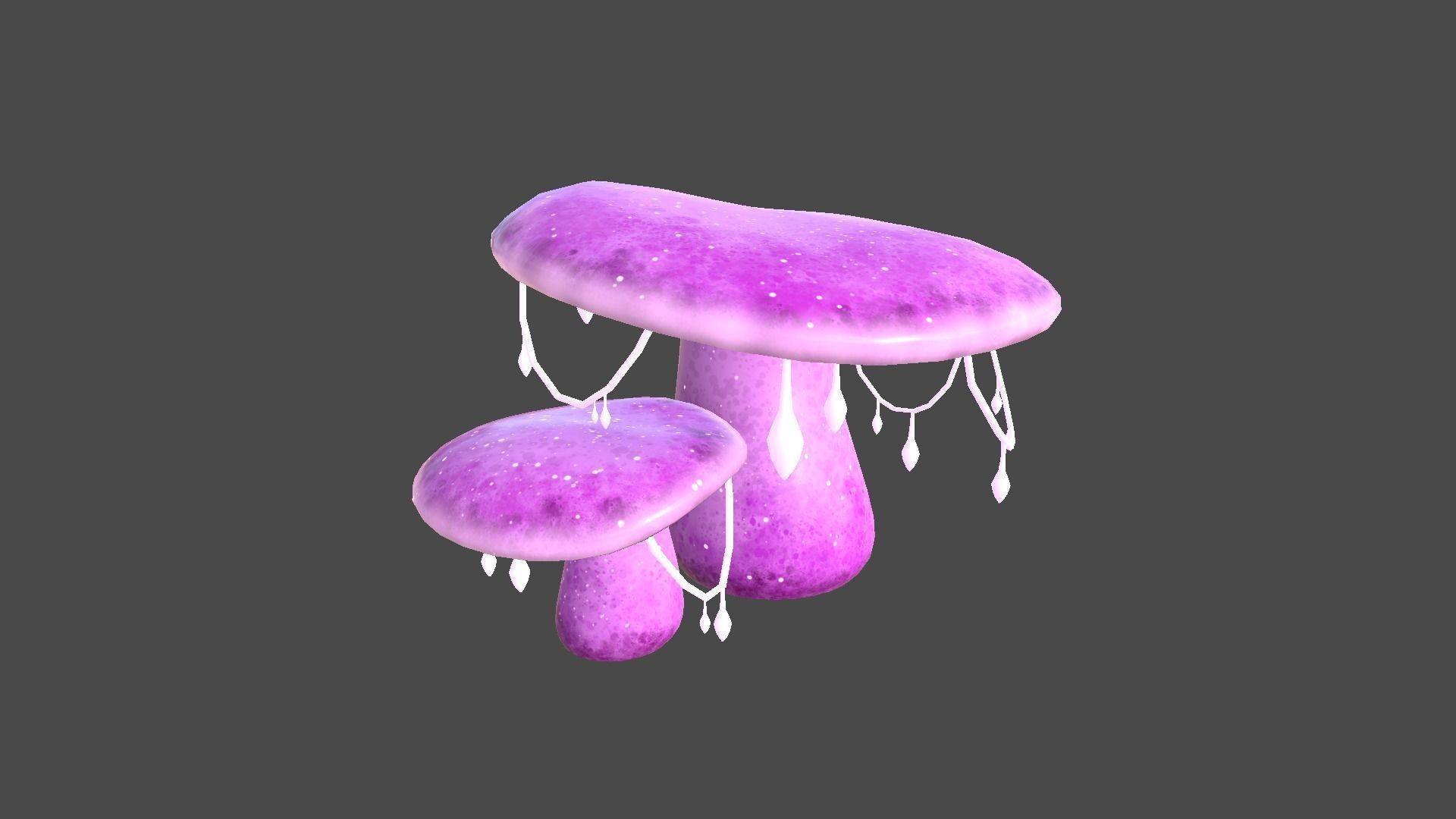 10 Fantasy Mushroom C Collection - Scene Backdrop Design _49