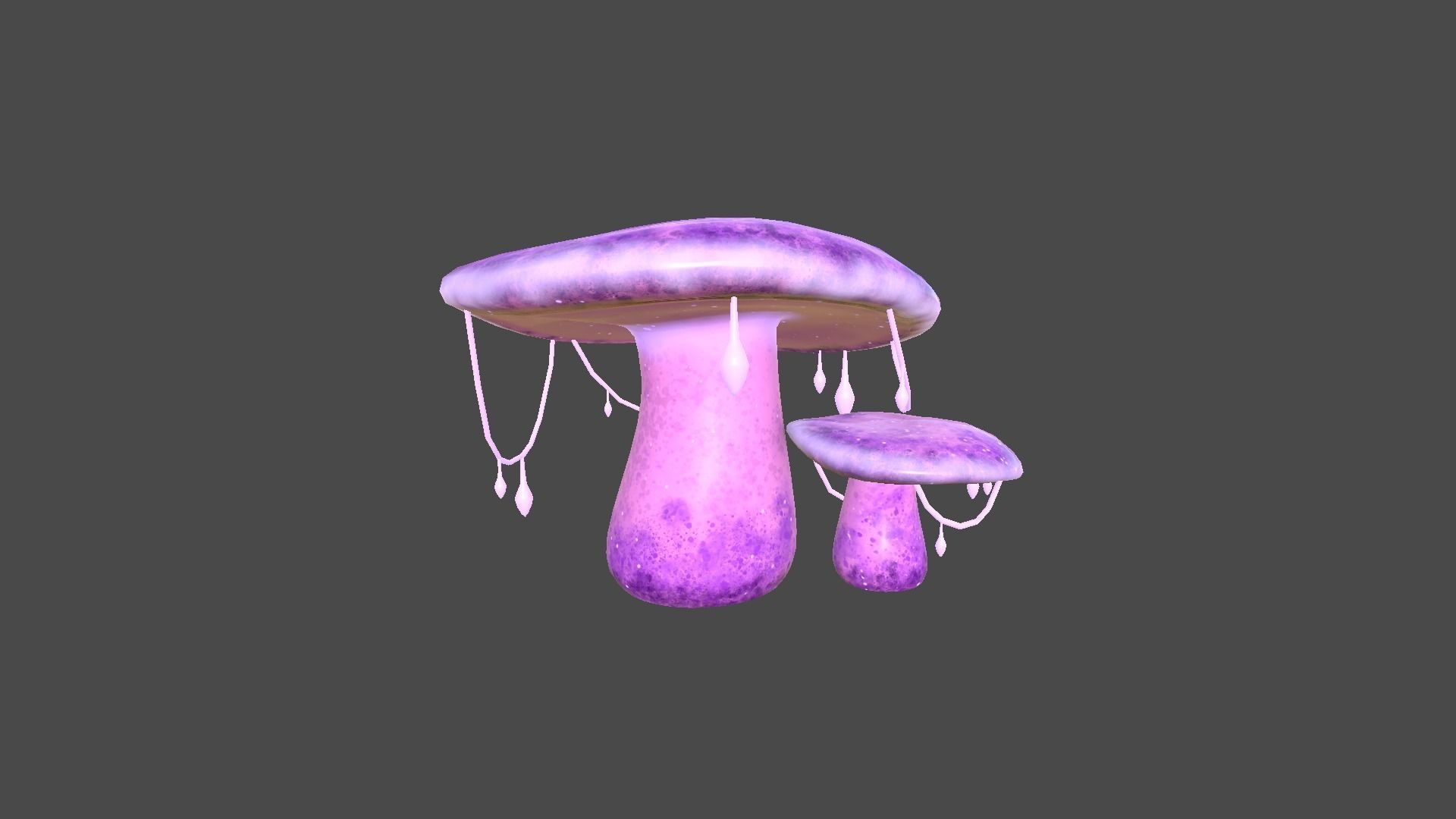 10 Fantasy Mushroom C Collection - Scene Backdrop Design _68