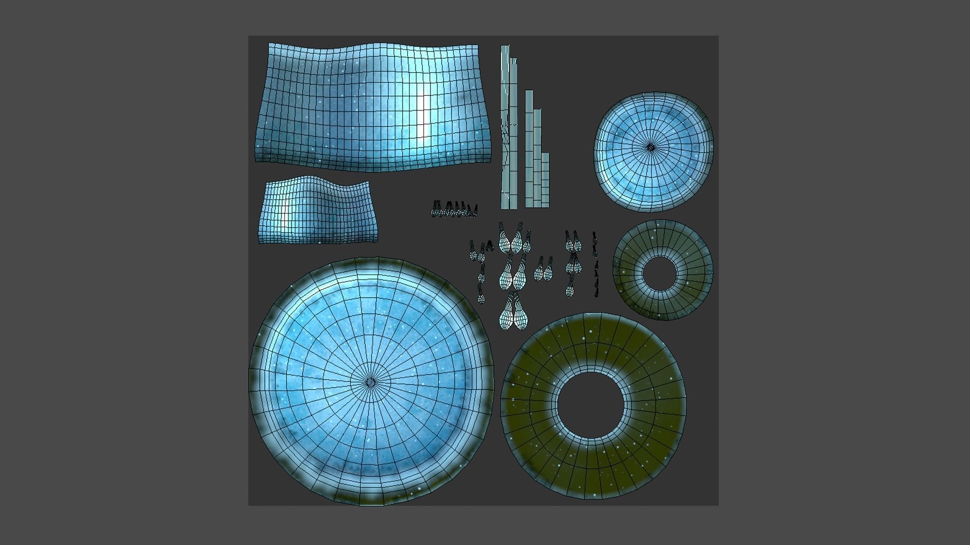10 Fantasy Mushroom C Collection - Scene Backdrop Design _65