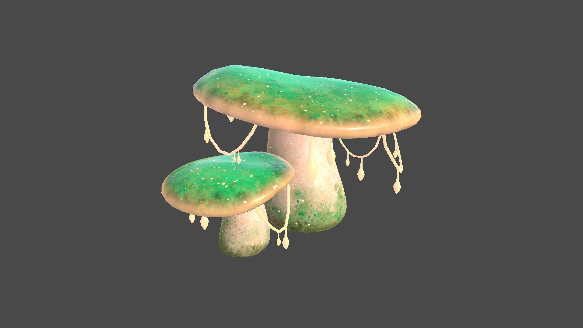 10 Fantasy Mushroom C Collection - Scene Backdrop Design _44