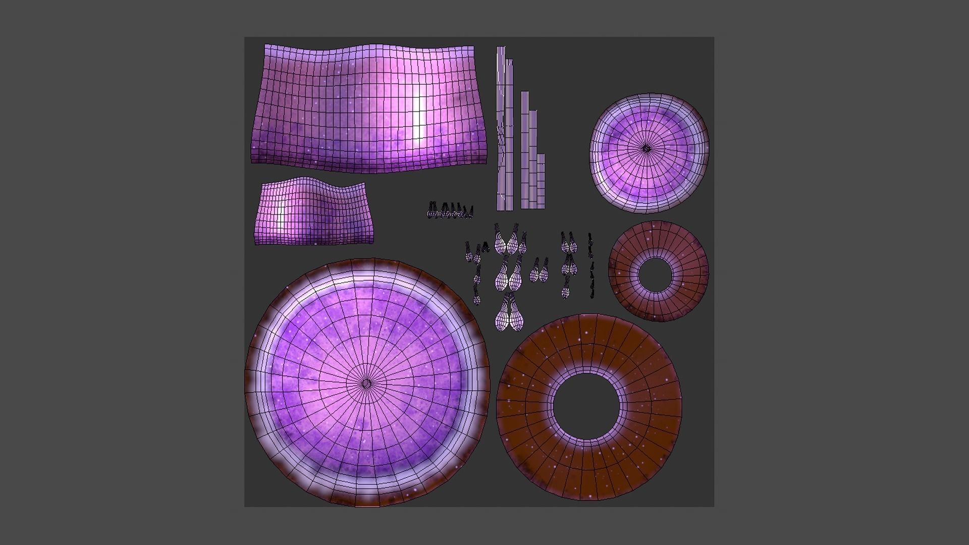 10 Fantasy Mushroom C Collection - Scene Backdrop Design _59
