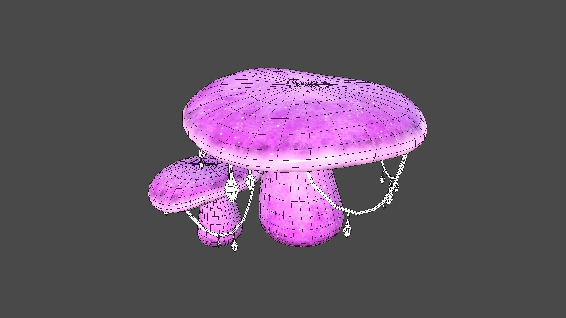 10 Fantasy Mushroom C Collection - Scene Backdrop Design _60