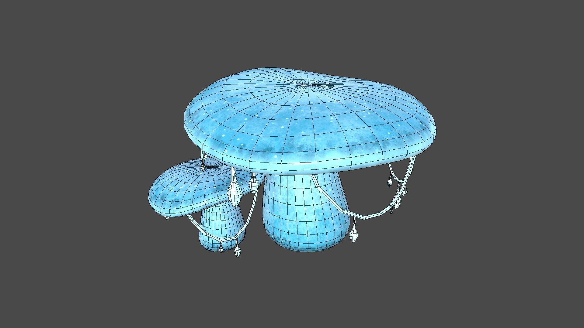 10 Fantasy Mushroom C Collection - Scene Backdrop Design _71