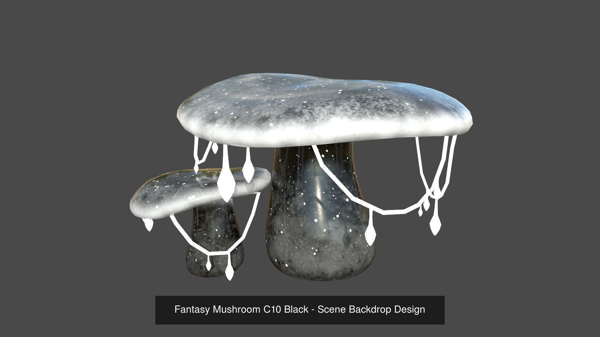10 Fantasy Mushroom C Collection - Scene Backdrop Design _10