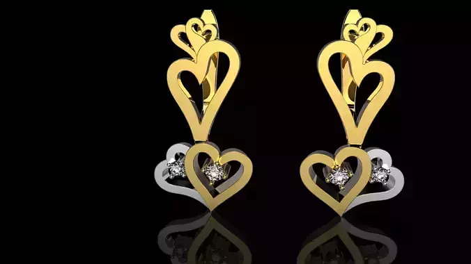 EARRINGS SIRT PROEKT N1 3D print model