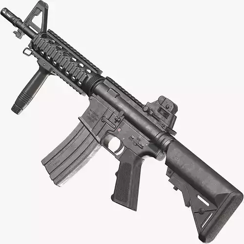 MK18 Mod 0 - M4 CARBINE Low-poly 3D model