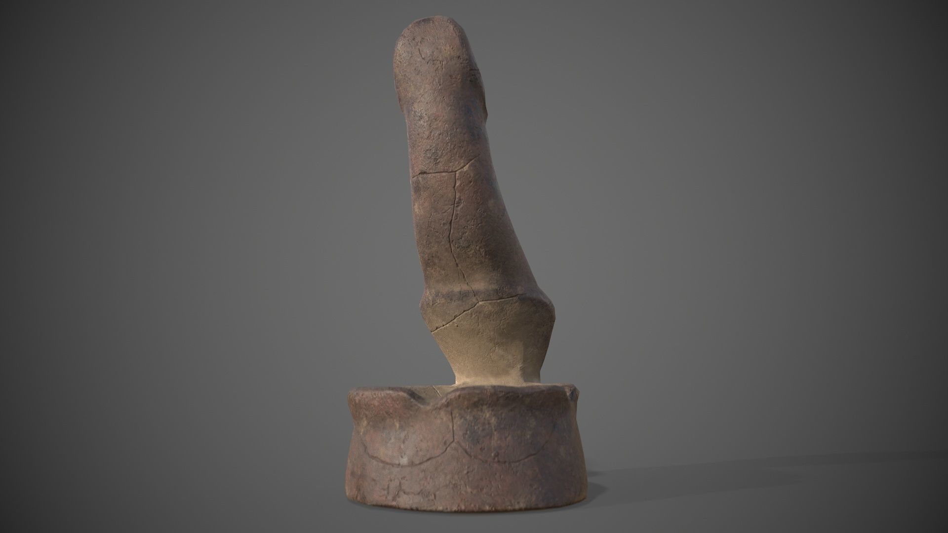 Penis ashtray 3D model_5