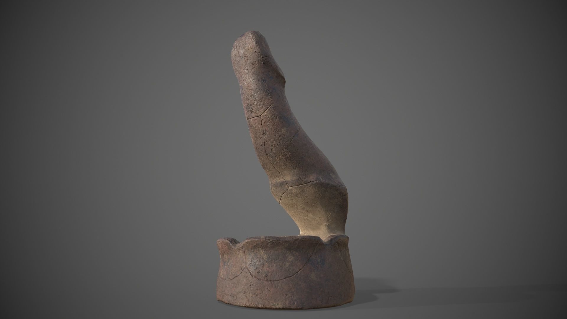 Penis ashtray 3D model_9