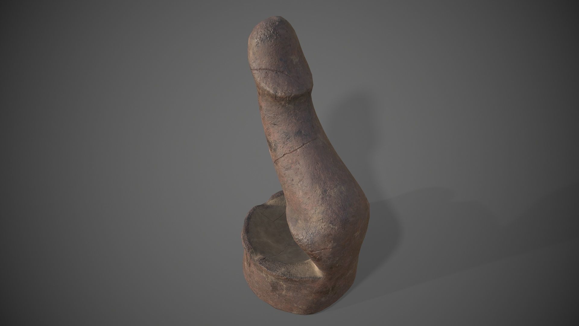 Penis ashtray 3D model_11