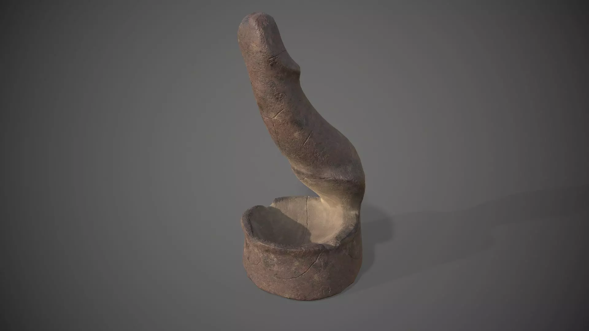 Penis ashtray 3D model_0