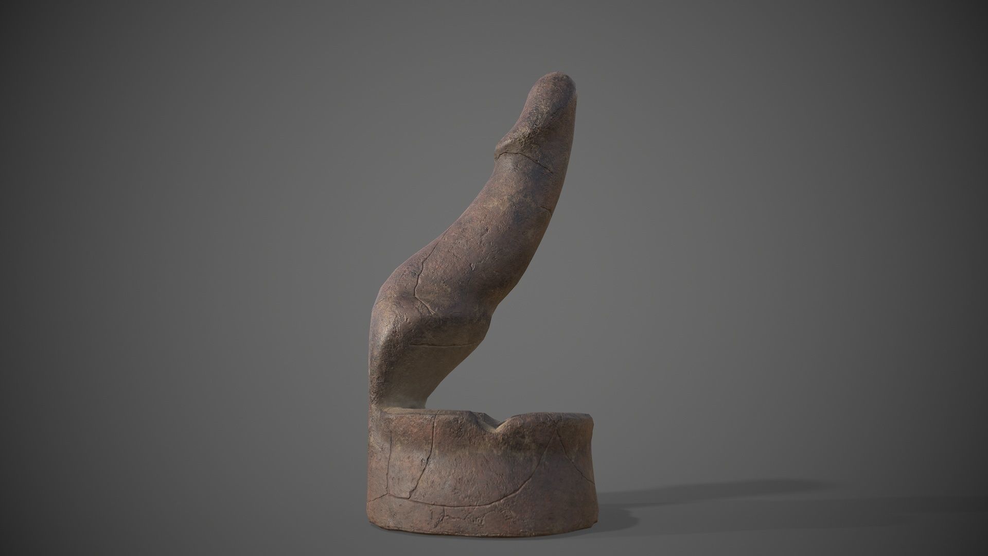 Penis ashtray 3D model_8