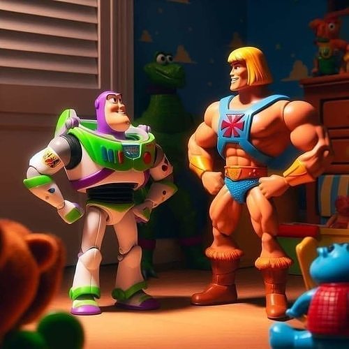 He-Man Pixar style 3D print model