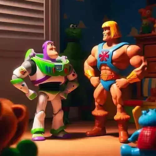 He-Man Pixar style 3D print model