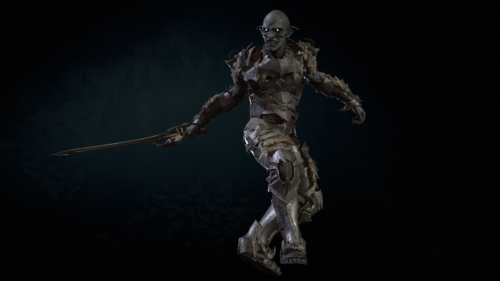 Vampire Knight Low-poly 3D model_25