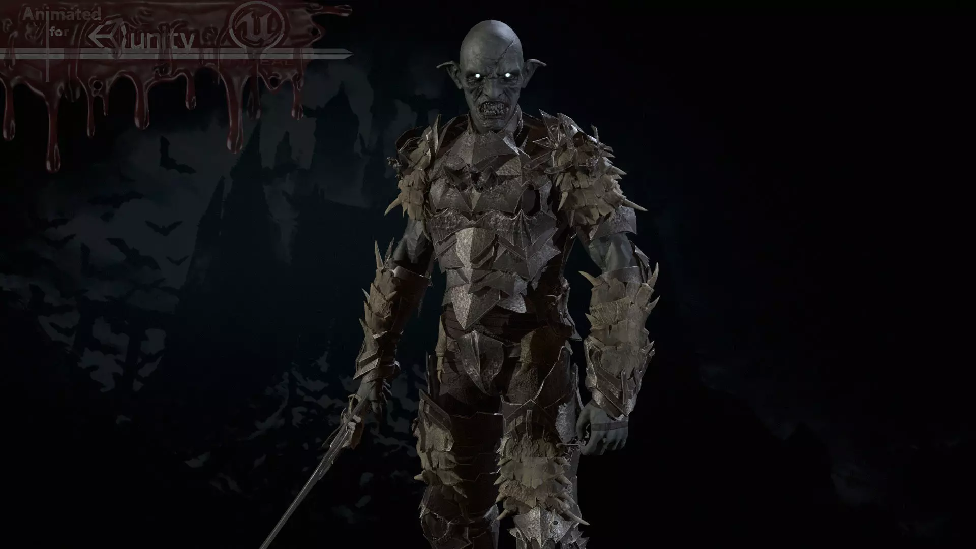 Vampire Knight Low-poly 3D model_0