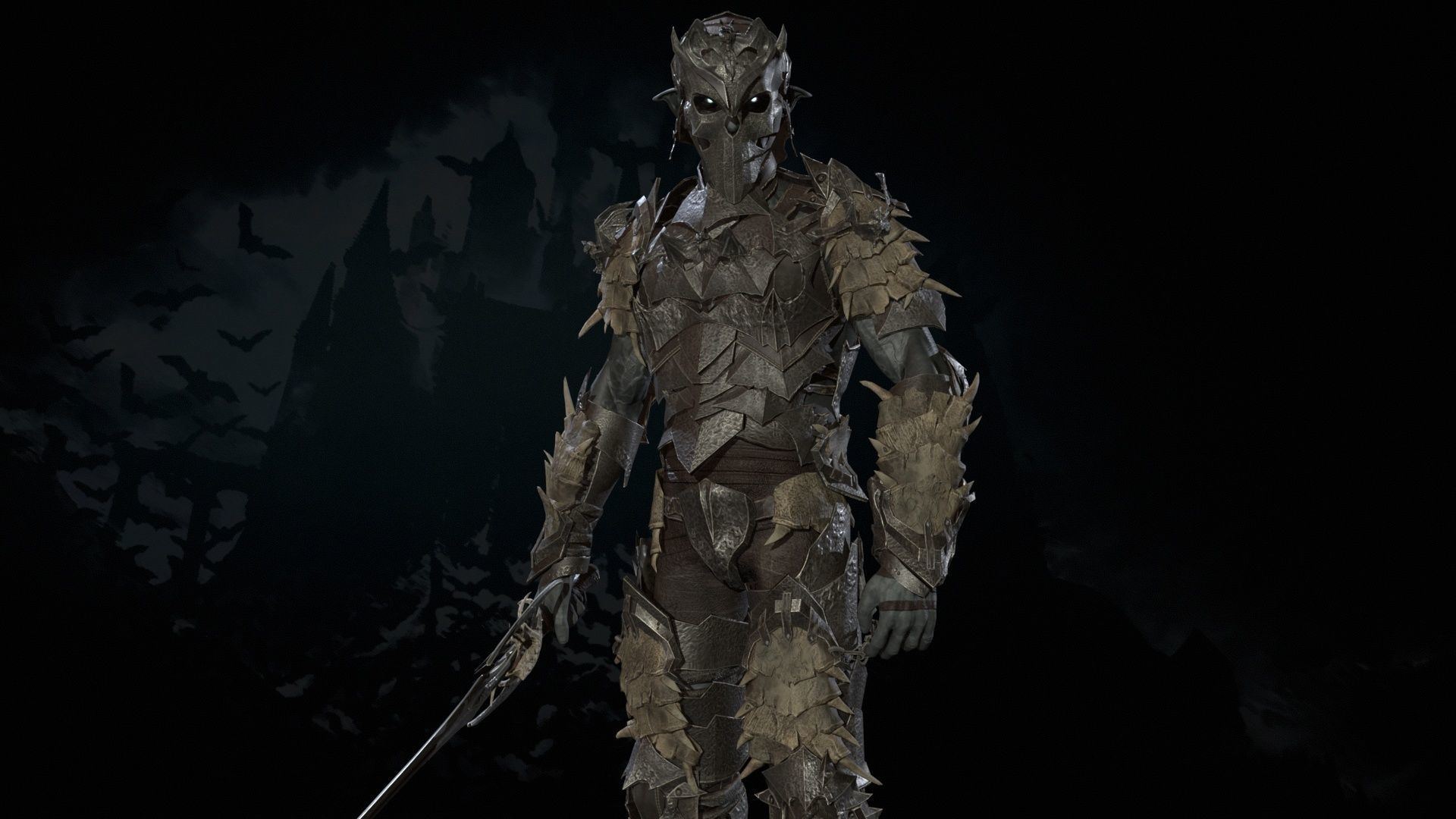 Vampire Knight Low-poly 3D model_19