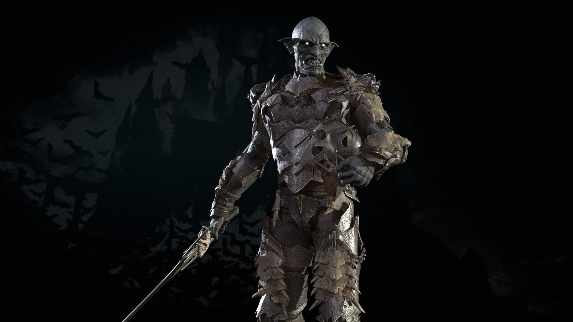 Vampire Knight Low-poly 3D model_8