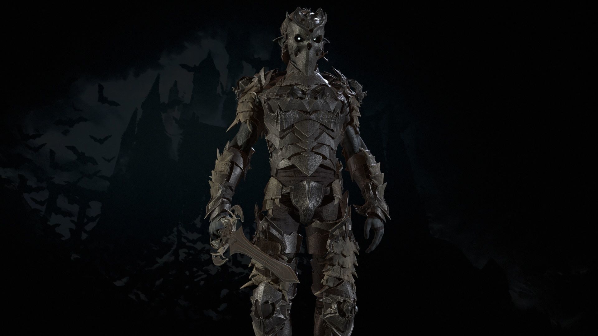 Vampire Knight Low-poly 3D model_22