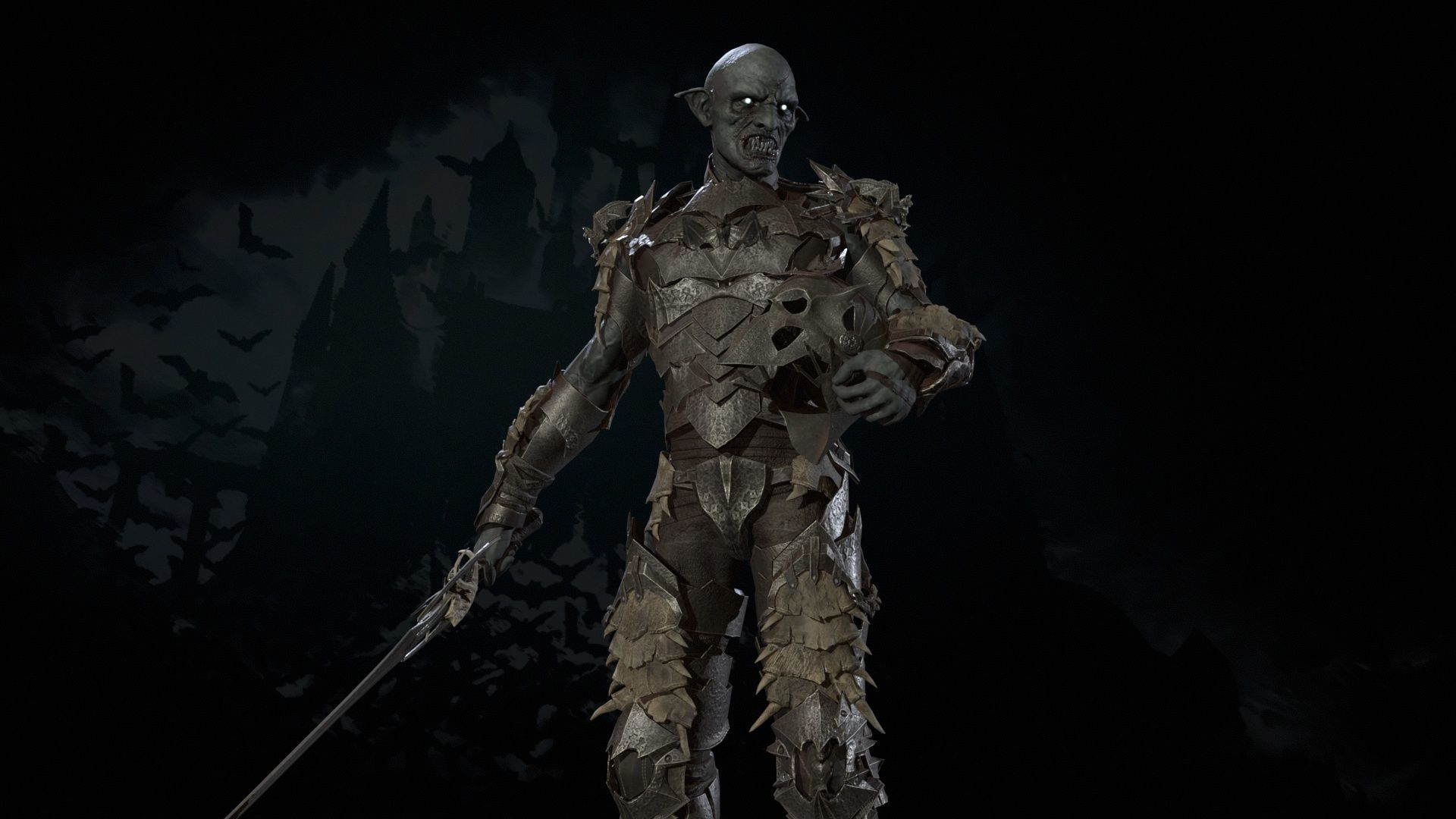 Vampire Knight Low-poly 3D model_11