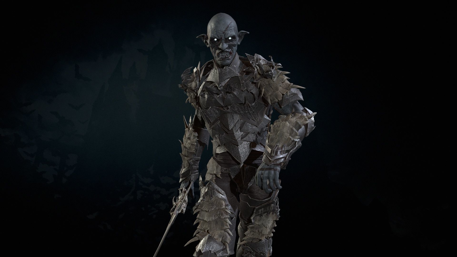 Vampire Knight Low-poly 3D model_27