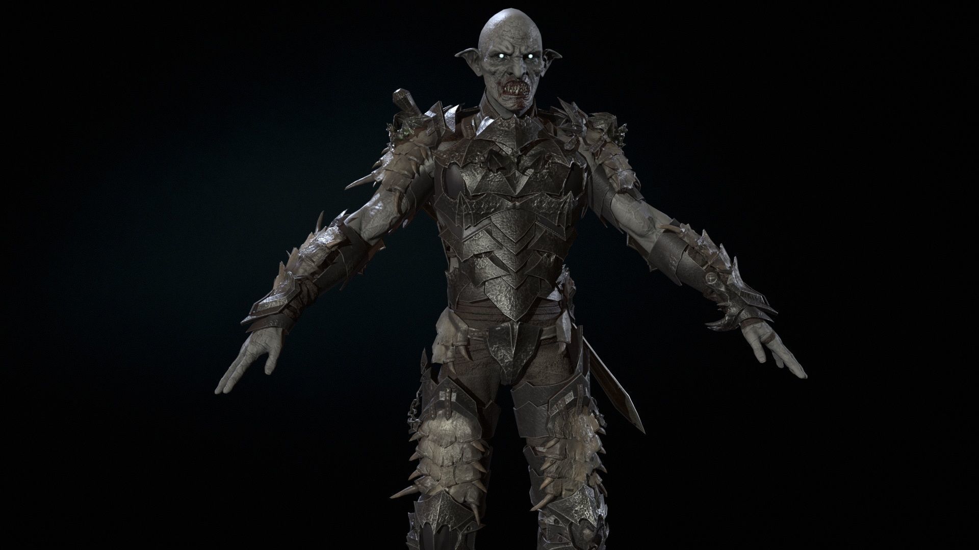 Vampire Knight Low-poly 3D model_3